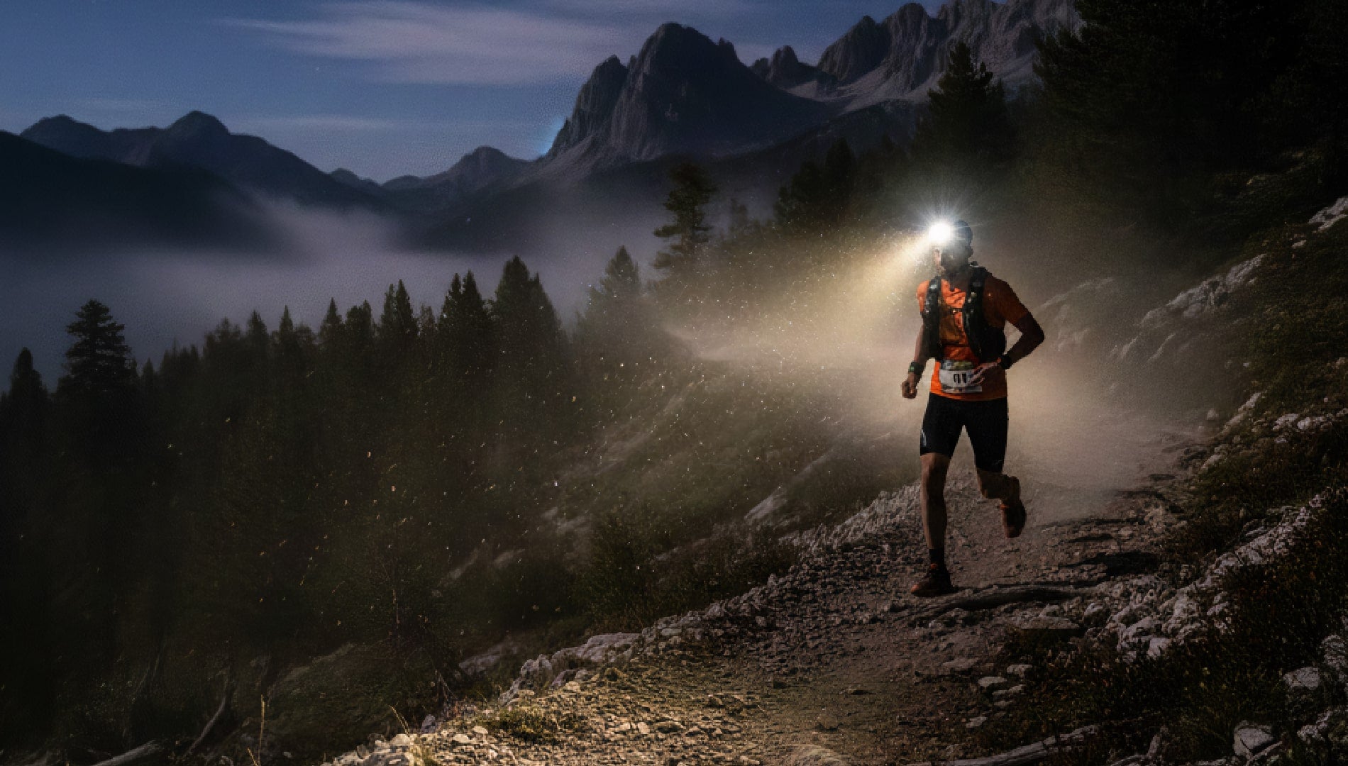 Lampe frontale trail KISKA 3