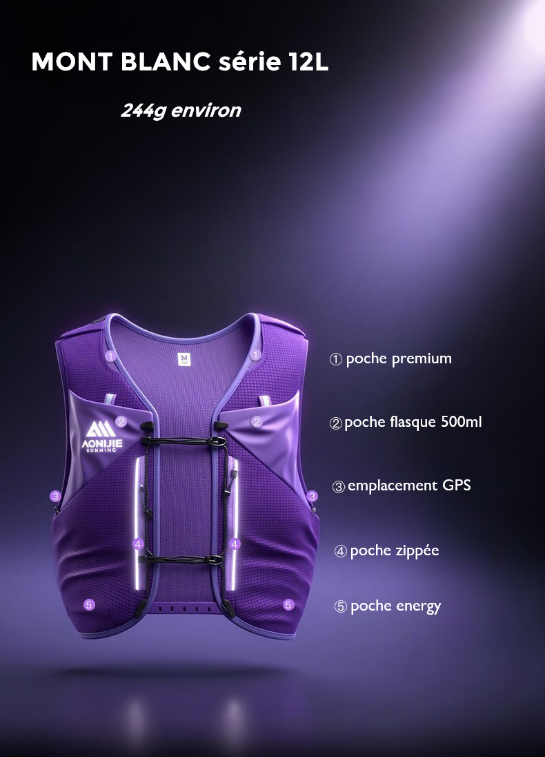 Sac de Trail MONT BLANC 12L